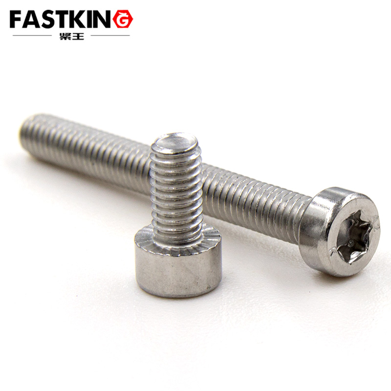SUS304 torx socket head cap screw serrated
